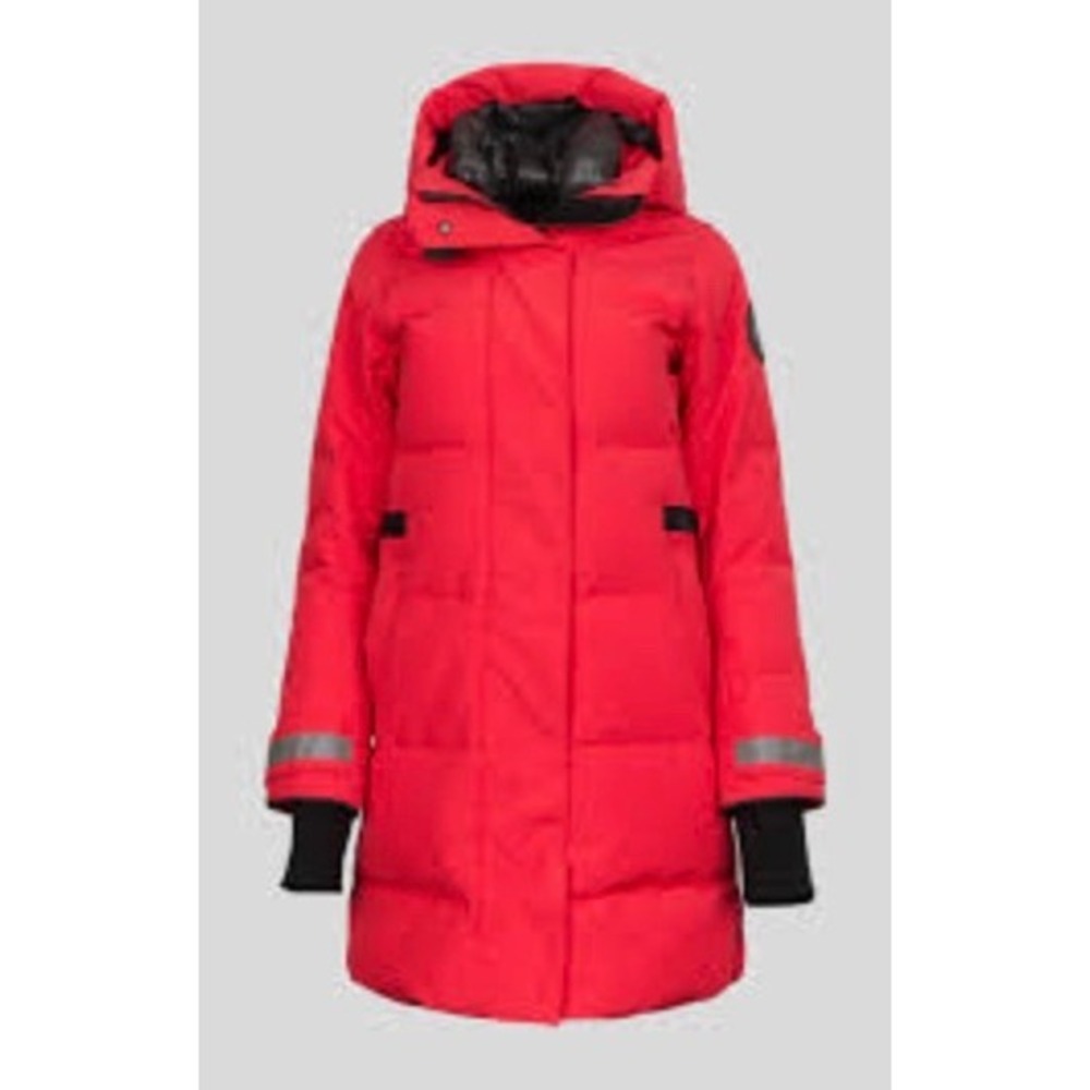 Canada Goose Black Label Bennett Red Down Parka Coat XS 3817LB-11